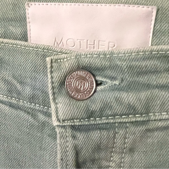 MOTHER Superior The Tomcat Chew Color The Devil Drinks Coffee Mint Green size 29 - Picture 8 of 16